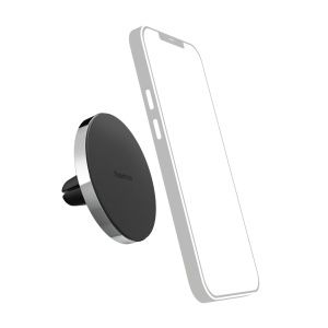 Hama Suport Auto Magnet Lock pentru Ventilatie, 360 Rotire, NegruSilver