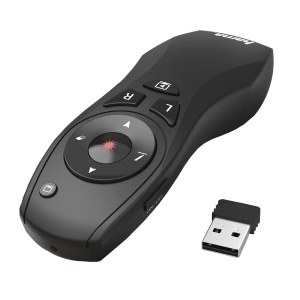 Hama X-Pointer 6in1 Wireless Presenter Laser Pointer Air Mouse Negru