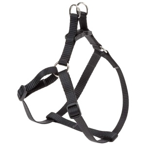 Hamul pentru caini Ferplast Small Dogs Easy XXS ham reglabil pentru pisici usor de transportat 28-38 cm Negru