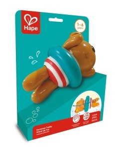 Hape Teddy Badespielzeug pentru copii 12 luni jucarie interactiva pentru baie - Img 5