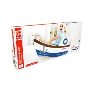 Hape Wellenschaukler Jucarie Balansoar din Lemn pentru Copii 12 Luni Design Barca Greutate Max 50kg - Img 6