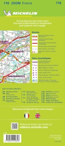 Harta Michelin Schlosser an der Loire, 1150.000, Detaliu ridicat, Culoare galbena - Img 2
