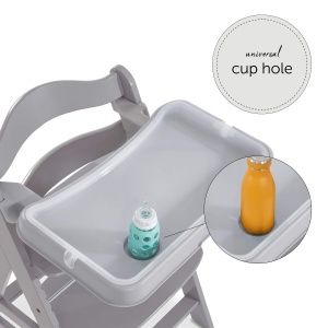 Hauck Alpha Tray 3in1 Compatibil cu Scaun Alpha Beta Gri Reglabil - Img 7