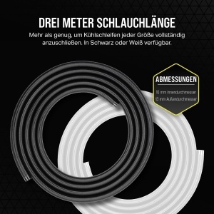 Hose de racire CORSAIR Hydro X Series XT Softline - EPDM-Guma, 3 metri, Negru - Img 5
