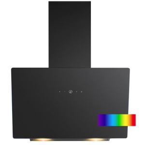Hota Bomann DU 7611 G 60cm Iluminare LED Ambientala Functie Umluft si Abluft Negru Mat