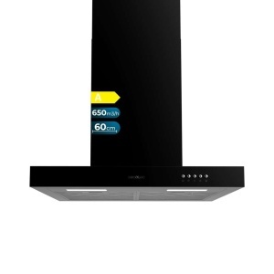 Hota decorativa Cecotec Bolero Flux TM 606500, 60 cm, 165 W, 650 mh, Negru