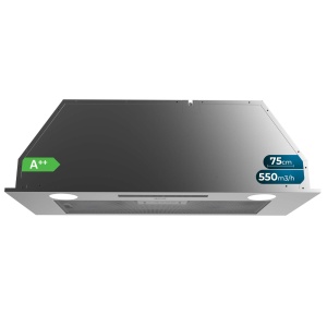 Hota incorporabila Cecotec Bolero Flux IT 755500 75 cm Inox 550 m3h Clasa A Touch Control