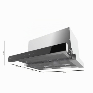 Hota telescopica Cecotec Flux TLT 605500, 60 cm, 70W, negru - Img 2