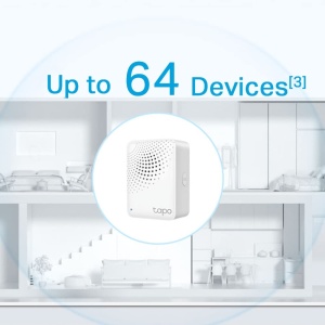 Hub Smart Tapo H100 Conectivitate 64 Dispozitive 19 Tonuri Alerta Inteligenta - Img 7