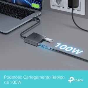 Hub USB-C TP-Link UH3020C, 4K 60Hz HDMI, 100W, 3-in-1 - Img 4