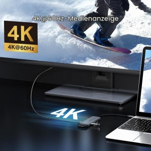 Hub USB-C TP-Link UH7020C, 7 in 1, 4K 60Hz HDMI, 100W Power Delivery - Img 4