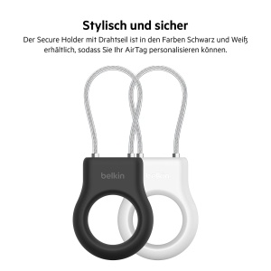 Husa AirTag Belkin cu Fir de Securitate, Neagra, Protectie Impotriva Zgarieturilor - Img 6