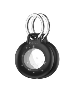 Husa pentru AirTag Belkin cu Inel de Chei, Waterproof, 2 buc, Albastru