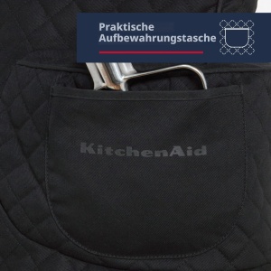 Husa pentru Blender KitchenAid cu Kippkopf, 100 Bumbac, Onyx-Negru, 36,6 x 45,7 x 25,4 cm - Img 4