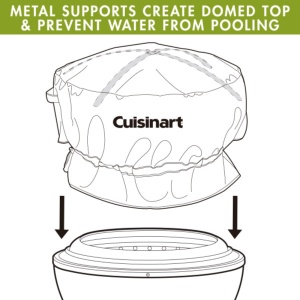 Husa pentru foc Cuisinart CHC-801, din poliester rezistent, impermeabila - Img 3