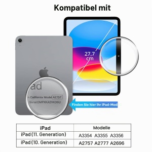 Husa pentru iPad TOPESCT A16 11. Generatie 2025 10. Generatie 2022, Magnetica, Cu Stiftholder - Img 2