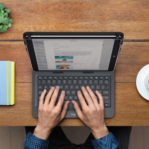Husa pentru Tableta Logitech Universal Folio cu Tastatura Wireless, 9-10 inch - Img 4