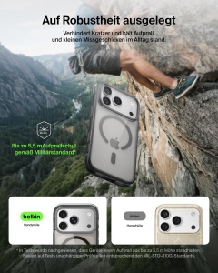 Husa protectoare Belkin Protect pentru iPhone 18 Pro17 Pro Negru, MagSafe - Img 3