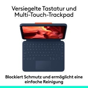 Husa Rugged Combo 4 Touch Logitech pentru iPad 10, Tastatura inclusa, Protectie avansata - Img 2