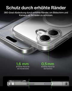 Husa telefon Belkin SheerForce Clear MagSafe iPhone 17 transparenta - Img 6