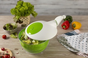 Ibili Essential Centrifuga Salata 26 cm AlbVerde Plastic - Img 5