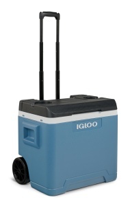 Igloo IP42 Roller Cutie Frigorifica Pasiva 42L Albastru cu Roti si Maner Telescopic