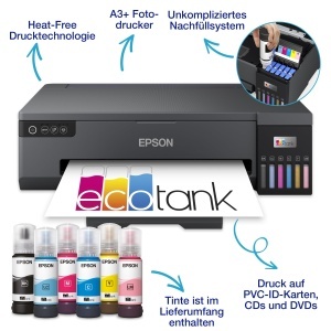 Imprimanta cu jet de cerneala Epson EcoTank ET-18100, A3, 6 culori, WLAN - Img 2