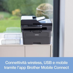 Imprimanta multifunctionala Brother MFC-L2835DW, 4-in-1, Negru, WLAN, Duplex - Img 5