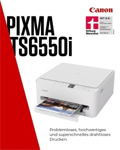 Imprimanta multifunctionala Canon PIXMA TS6550I, compacta, cu conectivitate wireless - Img 2