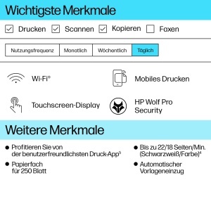 Imprimanta multifunctionala HP OfficeJet Pro 9720e, A3, WiFi, 22 paginiminut - Img 4