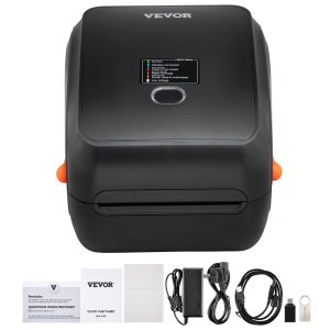 Imprimanta termica VEVOR Bluetooth, 300 DPI, viteza 150 mms, suport WindowsMacLinux - Img 9