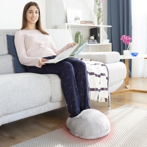 Incalzitor de picioare InnovaGoods ELEWA, 2100W, 3 niveluri temperatura, design ergonomic