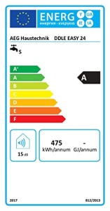 Incalzitor electronic de apa instantaneu AEG DDLE EASY 24 kW, selectare usoara a temperaturii prin 2 temperaturi fixe 42degC si 55degC. Conexiune fixa 400V, testat VDE, 228842 - Img 8