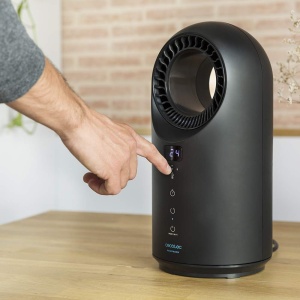Incalzitor fara lame Cecotec cu telecomanda si WiFi ReadyWarm 8400 Bladeless conectat 1500W Wireless Ecran tactil Afisaj LED 3 moduri Oscilatie Tempor - Img 4