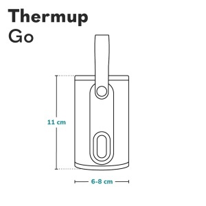Incalzitor portabil pentru biberoane LIONELO Thermup Go, USB-C, 5 temperaturi - Img 9