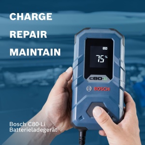 Incarcator auto Bosch C80-Li, 15A, pentru baterii 6V12V, cu functie de mentinere - Img 2