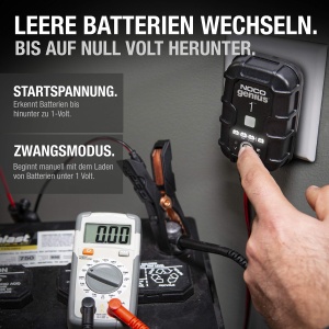 Incarcator auto NOCO GENIUS1, 1A, pentru baterii 6V12V, cu functie de reparare - Img 3