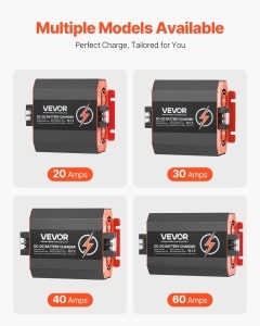 Incarcator DCDC VEVOR SDC-30A, 12V 30A, 375W, pentru plumb-acid si Lithium - Img 7