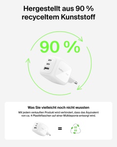 Incarcator USB-C Belkin 70W, 3 Porturi, Alb - Img 7