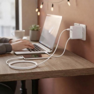 Incarcator USB C Grundig 65W - 2x USB-C, 1x USB-A, Compact - Img 4