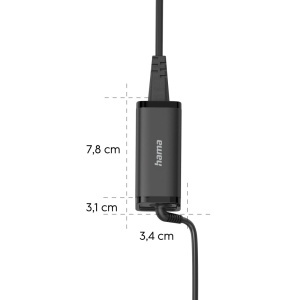 Incarcator USB C Hama 65W, universal, negru, pentru laptop si smartphone - Img 4
