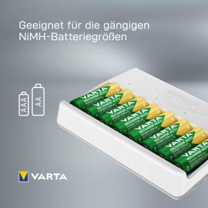 Incarcator VARTA Multi Charger pentru 8 baterii AAAAA, USB-C, 4.5 ore - Img 7