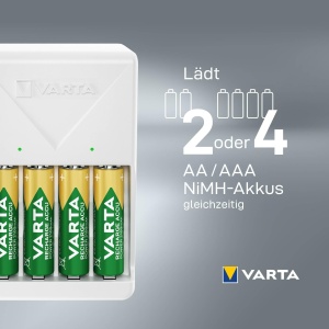 Incarcator VARTA pentru 24 acumulatori AAAAA, 2100 mAh, alb - Img 4