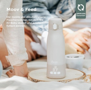 Incubator mobil pentru biberoane Babymoov Moov Feed, capacitate 340ml, USB - Img 2