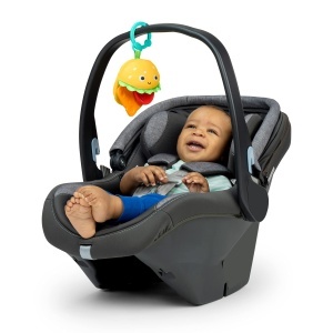 Inel de ros Bright Starts Say Cheeseburger, BPA-free, unisex, 3 luni - Img 3