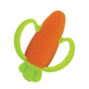 Infantino Lil Nibbles Silicon Beissring Carrot BPA Free pentru bebelusi