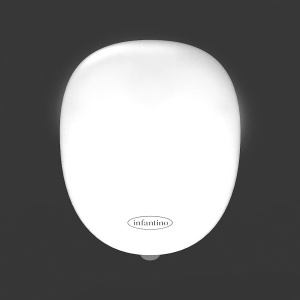 Infantino Nachtlicht 2-in-1 Owl Night Light Lampa de veghe copii reincarcabila 60h gri - Img 5