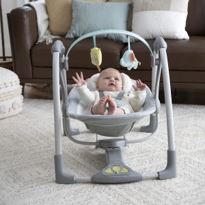 Ingenuity Swing and Go Portable Swing Tehnologie Hybridrive 5 Viteze - Img 3