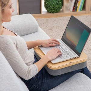 InnovaGoods Laptoptisch Portabil cu Spatiu de Depozitare MDF Robust Design Compact - Img 6