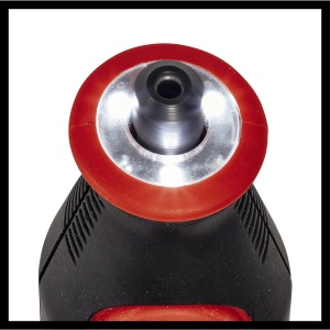 Instrument de slefuire/gravare fara fir Einhell TE-MT 7.2 Li (litiu-ion, baterie de 7.2 V, electronica de viteza, buton de blocare, inel de lumina LED, incl. statie de incarcare, 57 buc. Set de accesorii + cutie) - Img 8